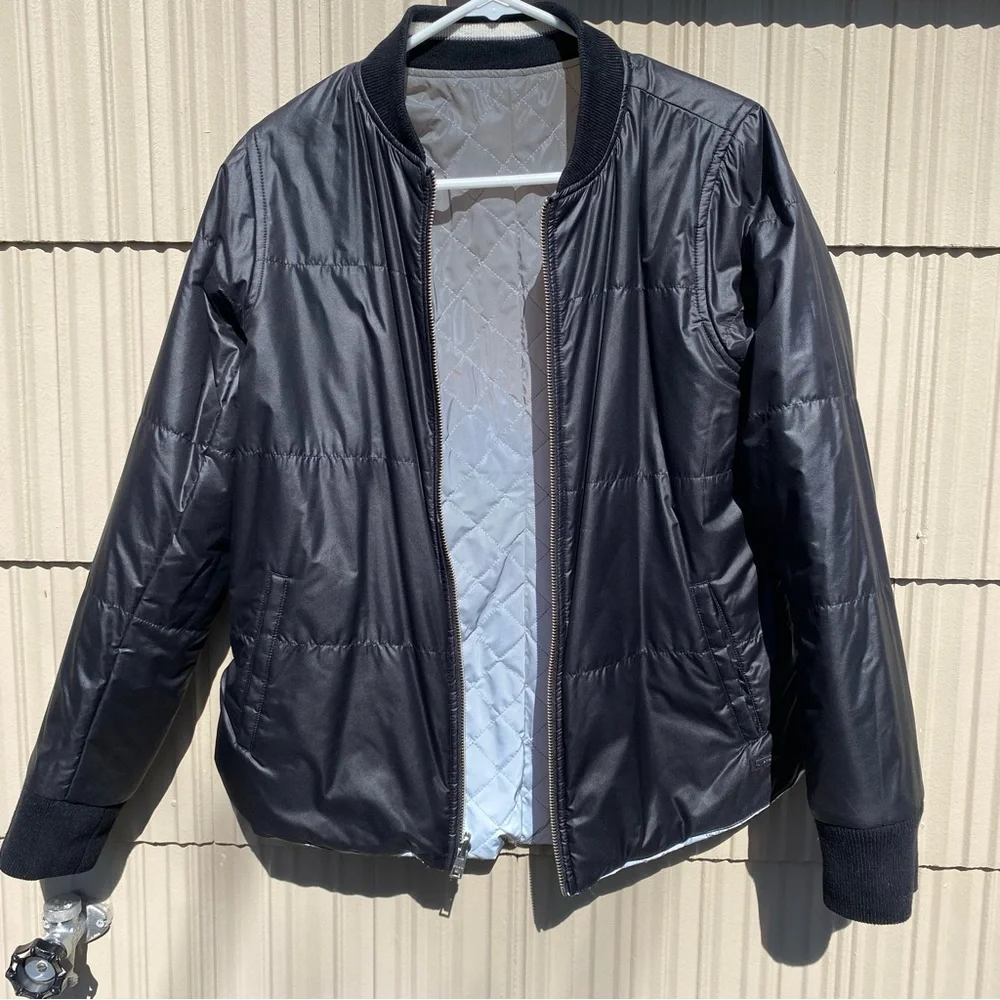 Athleta Reflective Reversible Bomber Jacket - Picture 9 of 11